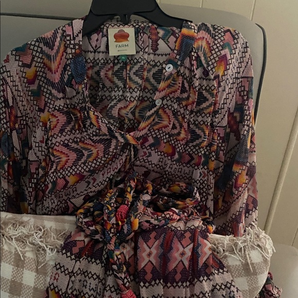 Colorful Patterned Dress - Picture 4 of 7